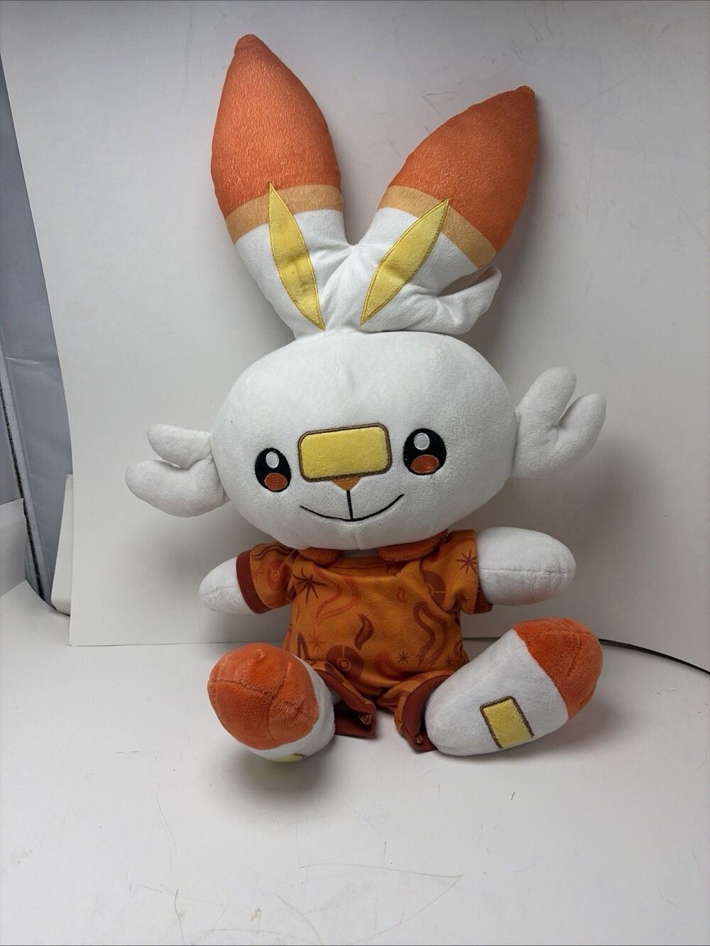 Build-A-Bear Pokemon Scorbunny Stuffed Plush Animal Toy No Sound 24" BAB